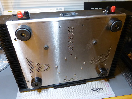 (Image: ACA chassis on bench vertical showing custom baseplate)