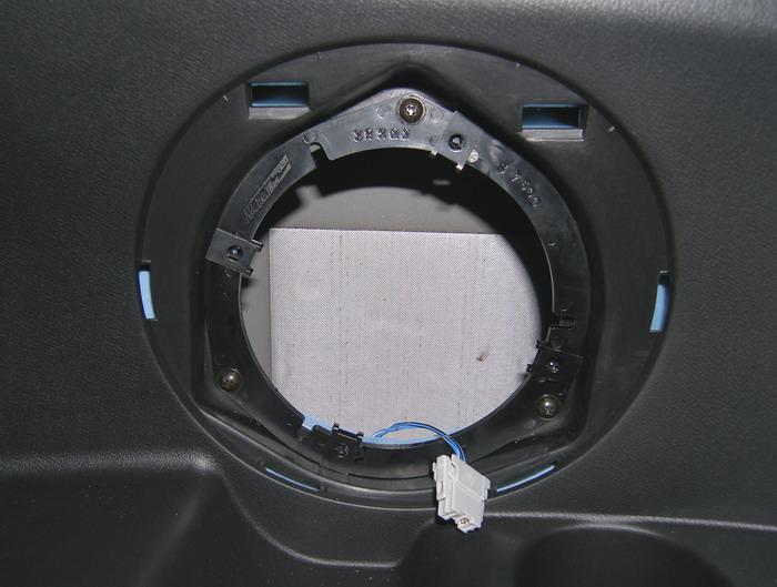 (Image: Adapter Installed in Interior Panel)