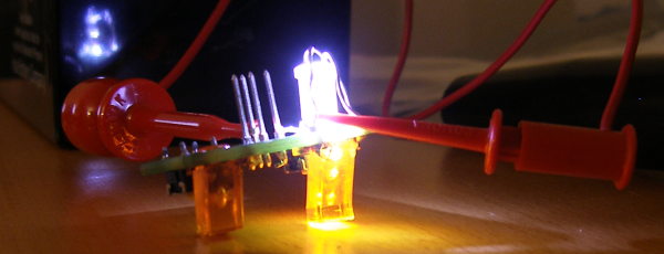 (Image: Test of LED conversion of A/M switch)