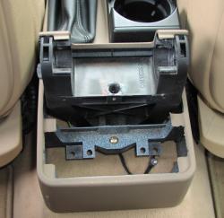 (Image: Center Console Cover Removed)