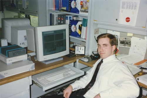 (Image: Me, my Sparc Workstation, and I)