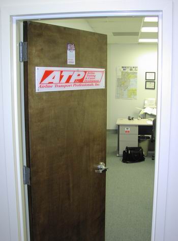 (Image: ATP office door: Welcome to ATP!