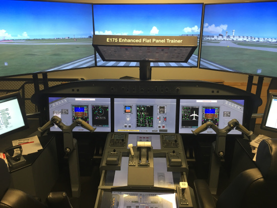 (Image: Front and center of the Enhanced Flat Panel Trainer)