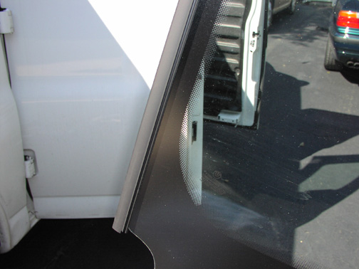 (Image: New trim kit affixed to new window)