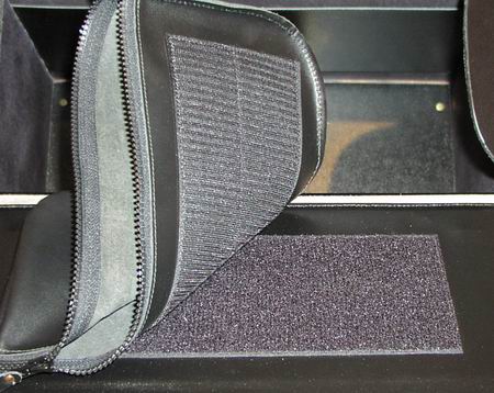 (Image: Side pocket affixed with velcro)