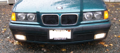 (Image: New fog light assemblies installed and operational