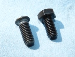 (Image: Closeup comparison of lock housing fracture bolt and incorrect replacement)