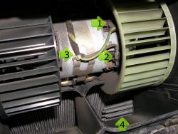 (Image: Closeup of fan wiring)