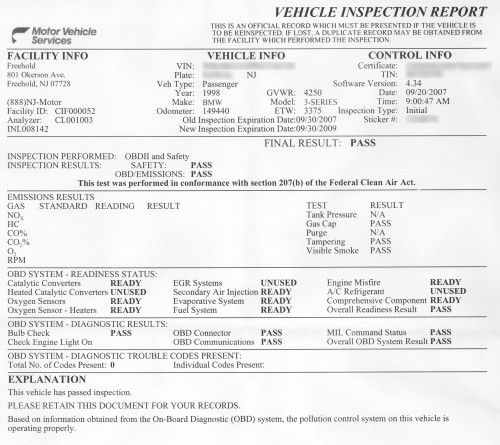 (Image: NJ State Inspection Report for 2007)