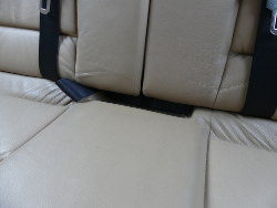 (Image: Closeup of rear seat base corner)