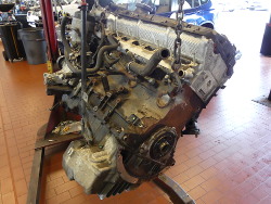 (Image: Left side of M52 engine removed after 266000 miles)