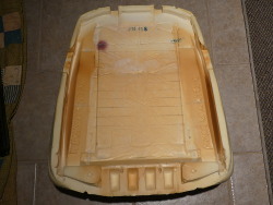 (Image: Rear of passenger side backrest foam)