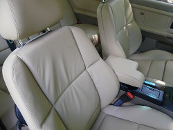 (Image: Closeup of passenger seat installed alongside driver seat)