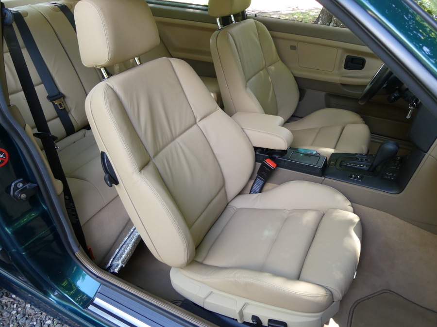 (Image: Wide angle view of interior with all new leather installed)
