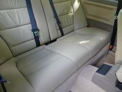 (Image: Rear seats with new seat belt receptacles installed)