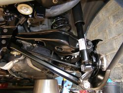 (Image: New right rear suspension installed)