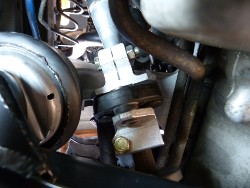 (Image: New steering isolation joint installed)