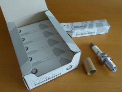 (Image: NGK BMW OE spark plugs with quad electrodes)