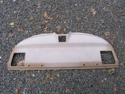 (Image: Top down view of the old parcel shelf showing fading)