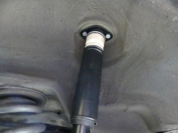 (Image: Top of new shock installed)