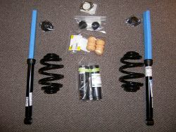 (Image: E36 rear shock and spring parts)