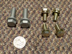 (Image: Closeup of bolts used to fasten xbrace to subframe)