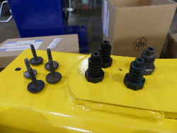 (Image: Showing old and new adjusters along with old screws)
