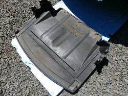 (Image: The underbody protective cover removed)