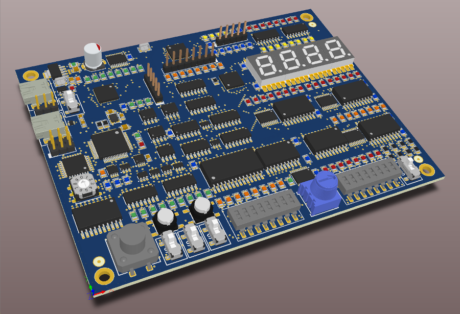 (Image: Eight Bit CPU Project 3D Profile View)