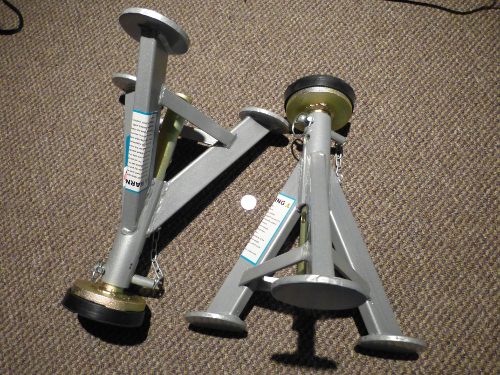 (Image: A pair of ESCO jackstands on their side)
