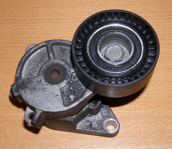 (Image: Failed accessory belt tensioner)