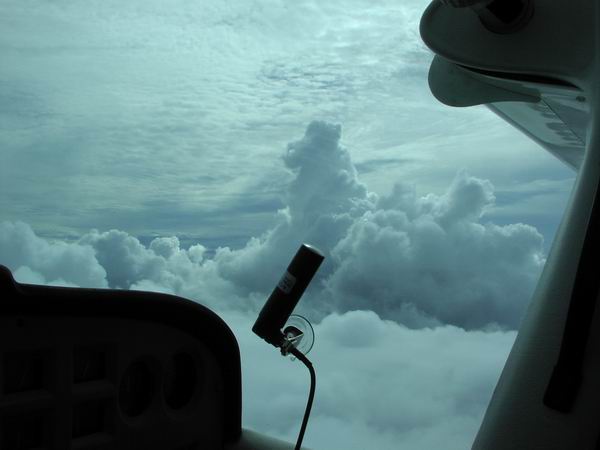 (Image: View of some towering cumulus)
