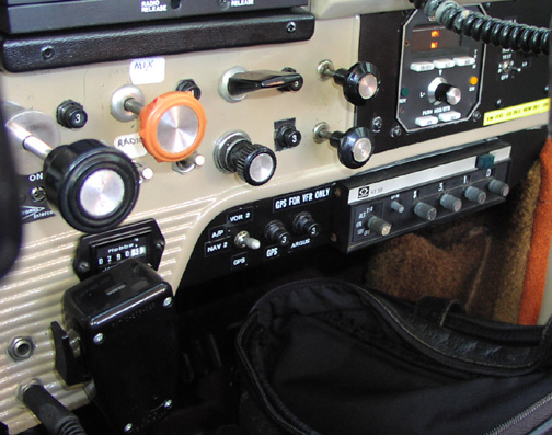 (Image: Closeup of 150's autopilot and transponder)