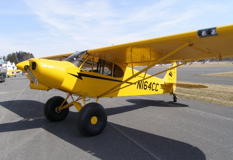 (Image: Front left view of top cub taken prior to flight review)