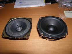 (Image: Top view of the drivers to show size difference)