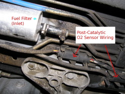 (Image: Fuel filter inlet hose)