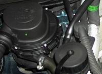 (Image: Location of ignition harness in engine bay)