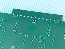 (Image: Closeup of IsoMax smiley on PCB)