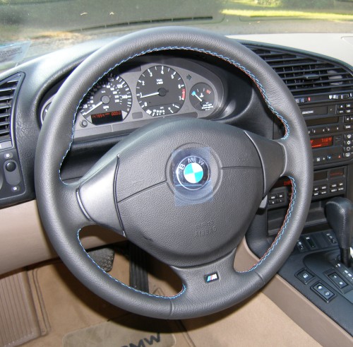 (Image: New 3 Spoke Steering Wheel Installed)