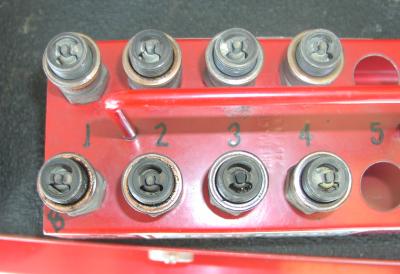 (Image: Old spark plugs)