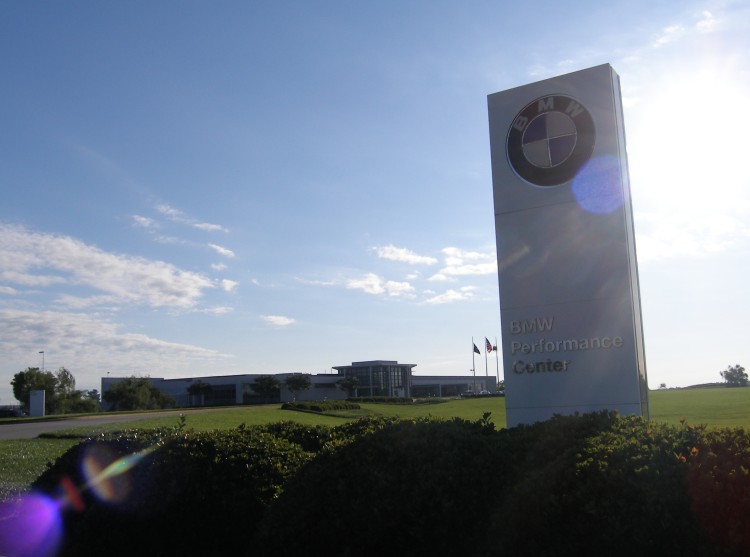 (Image: Sign out in front of the BMW Performance Center in Spartanburg, SC)