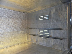 (Image: Interior with insulation installed)