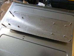 (Image: SSR heatsink panel bottom with fasteners)