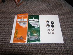 (Image: Fasteners used to assemble the modified enclosure)