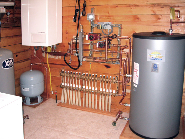 Concept of hydronic heating system