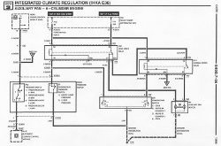 (Image: Scan of BMW wiring manual schematic for aux fan in 1998 E36)