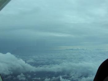 (Image: Backside of large thunderstorm)