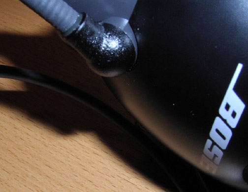 (Image: Closeup of mic boom swivel)