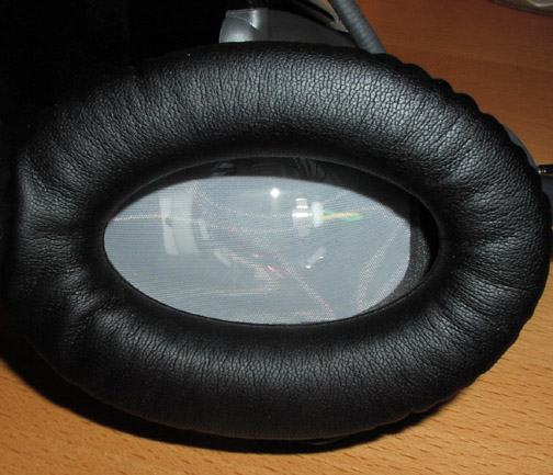 (Image: Closeup of ear cup)