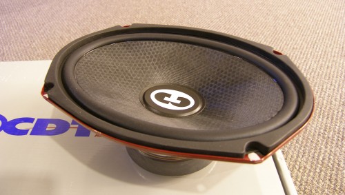 (Image: Closeup of CDT 6x9 free air subwoofer)